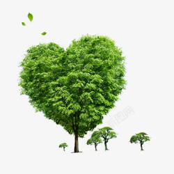 爱心公益宣传册爱心绿树公益海报高清图片