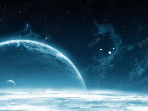 蓝色宇宙星空白云jpg设计背景_88icon https://88icon.com 宇宙 星空 白云 蓝色