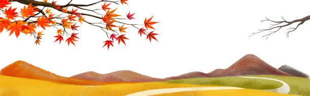 秋天海报banner背景