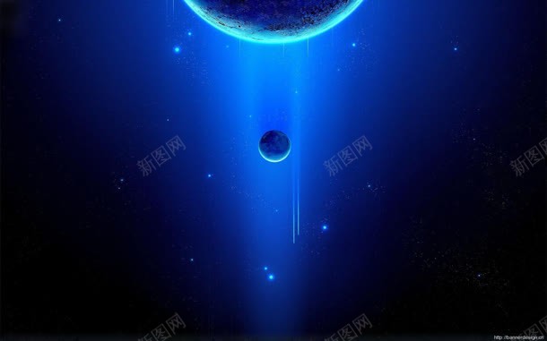 蓝色平行星球海报背景jpg设计背景_88icon https://88icon.com 平行 星球 海报 背景 蓝色