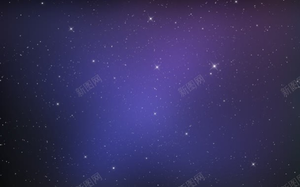 黑紫色渐变点点星空背景