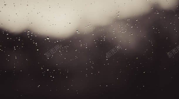 下雨天窗前玻璃大图背景片桌面壁纸背景