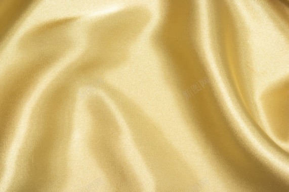金色绸缎丝绸布料背景