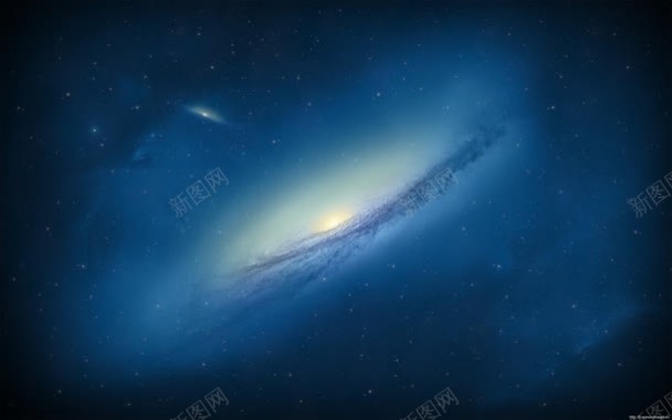 宇宙中的星系海报背景背景