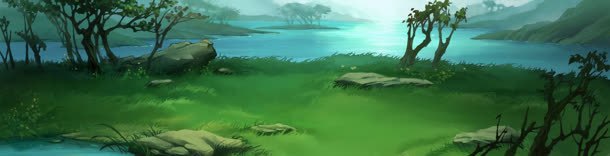 游戏场景环境渲染效果海面背景