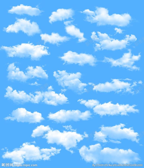 蓝天下各种云彩天空jpg设计背景_88icon https://88icon.com 云彩 各种 天空 蓝天
