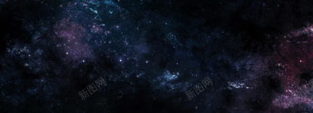 黑色宇宙星空背景banner背景