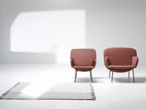 暗红色的安乐椅系列背景