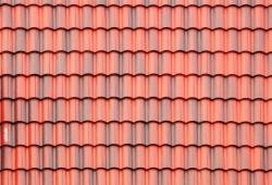 棕色方块瓦片屋顶红瓦背景高清图片