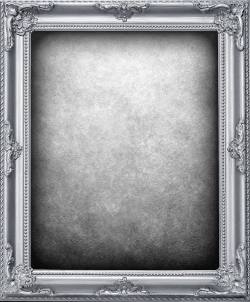 灰银色花纹相框复古银色相框高清图片