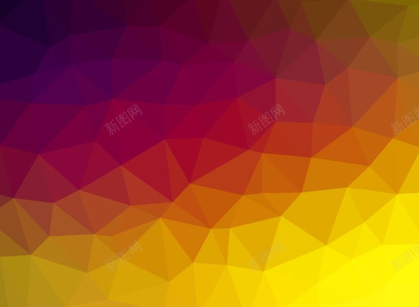 黄紫色渐变三角形海报jpg设计背景_88icon https://88icon.com 三角形 海报 渐变 紫色