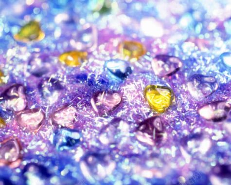 蓝紫色高贵钻石装饰背景
