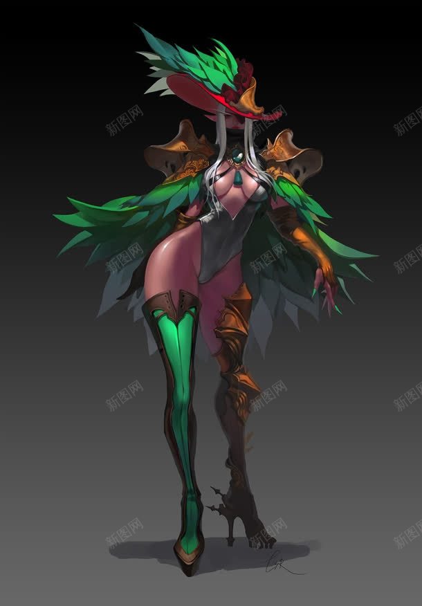 手绘风格创意人物造型jpg设计背景_88icon https://88icon.com 人物 创意 造型 风格