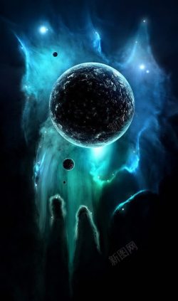 科幻插画科幻宇宙星空插画高清图片