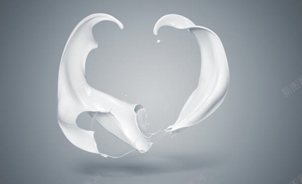 灰底白色牛奶液体海报背景jpg设计背景_88icon https://88icon.com 海报 液体 牛奶 白色 背景