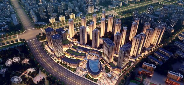 房地产夜景背景bannerjpg设计背景_88icon https://88icon.com banner 夜景 房地产 背景