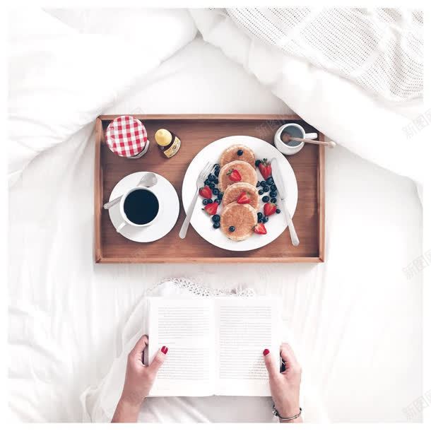 丰盛的早餐白色背景书籍jpg设计背景_88icon https://88icon.com 丰盛 书籍 早餐 白色 背景