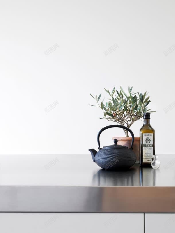 灰色背景植物家具jpg设计背景_88icon https://88icon.com 家具 植物 灰色 背景