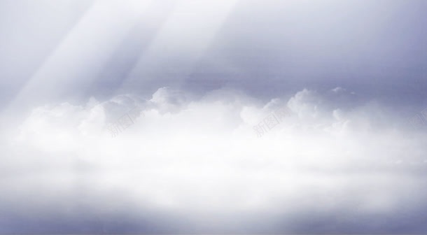 朦胧的云雾海报背景背景