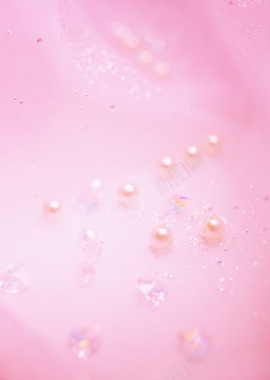 粉色丝绸珠宝壁纸背景