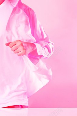 粉色丝绸衬衫背景