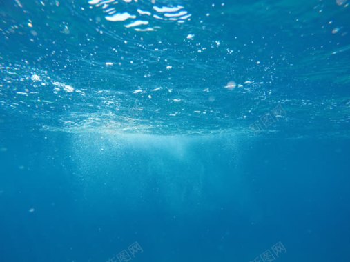 深海纯净自然水波背景