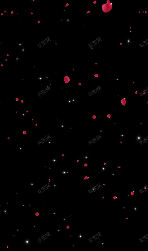 黑色海报漂浮的玫瑰花瓣jpg设计背景_88icon https://88icon.com 海报 漂浮 玫瑰 花瓣 黑色 黑色底图