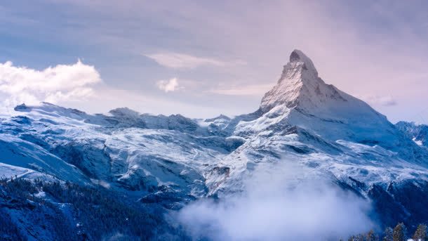 雪山雪景主页装修背景