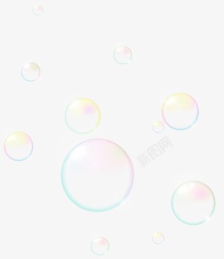 创意泡泡创意效果太阳下的泡泡高清图片