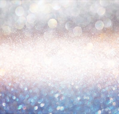 蓝色梦幻光斑背景背景