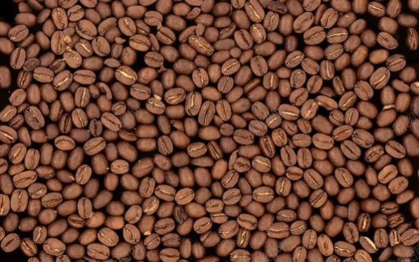 咖啡原料非洲咖啡豆背景
