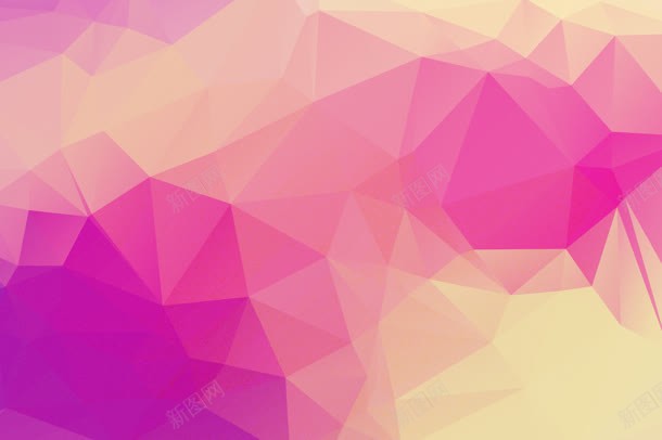 粉黄色三角形立体壁纸jpg设计背景_88icon https://88icon.com 三角形 壁纸 立体 粉黄