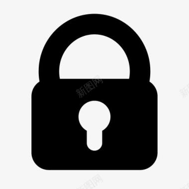 锁访问锁密码保护安全安全自由图标图标