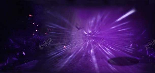 紫色炫酷游戏场景背景