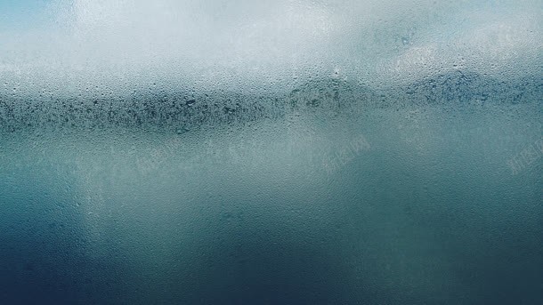 模糊下雨玻璃山脉海报背景背景