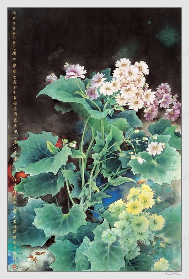 邹传安国画集鲜花盛开jpg设计背景_88icon https://88icon.com 安国 画集 盛开 鲜花