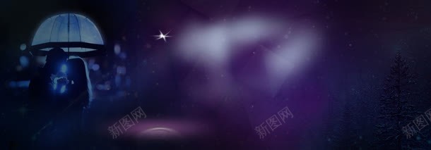 奢华梦幻情侣手表背景banner背景