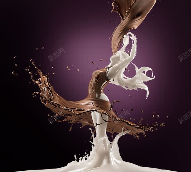 巧克力和牛奶融合jpg设计背景_88icon https://88icon.com 巧克力 牛奶 融合