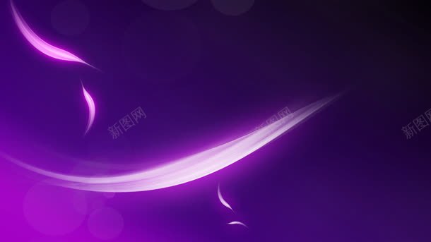 黑夜紫色弧形柔美线条海报背景背景