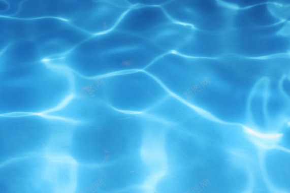 蓝色波光水面背景背景