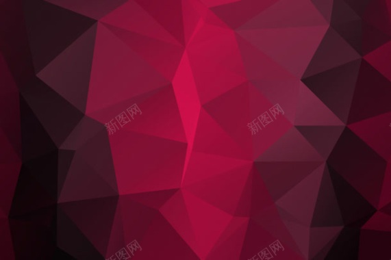 黑红色三角形壁纸背景
