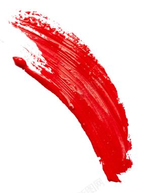 红色笔触颜料背景