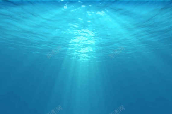 海底里的阳光格式背景