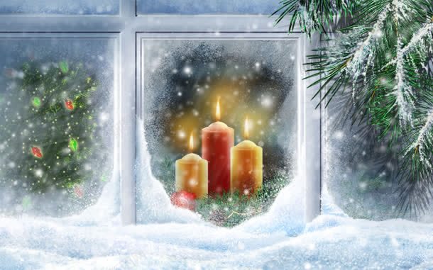 冬季窗户里的蜡烛圣诞节海报背景jpg设计背景_88icon https://88icon.com 冬季 圣诞节 海报 窗户 背景 蜡烛
