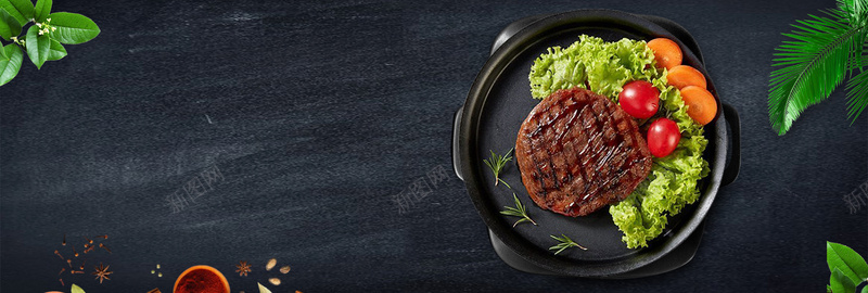 牛排促销季俯视图质感bannerpsd设计背景_88icon https://88icon.com 活动 牛排 牛排加盟 牛排展板 牛排展架 牛排店 牛排快餐 牛排海报 牛排西餐 西餐 进口牛排