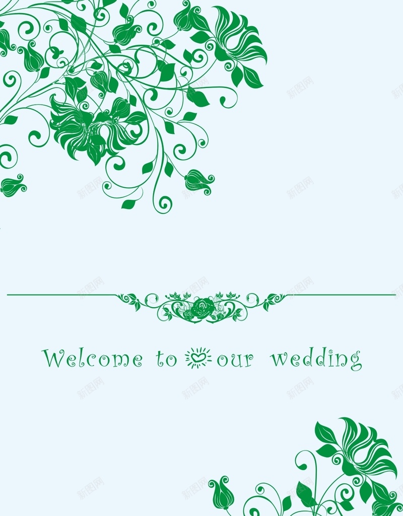 简约请帖矢量H5背景cdr设计背景_88icon https://88icon.com 婚宴 婚庆 婚礼背景 婚礼请柬 矢量 简约 结婚 绿色 花纹 请帖 邀请函