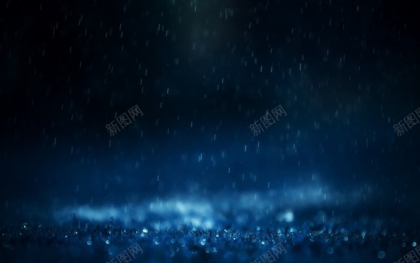 下雨雨滴的朦胧图背景