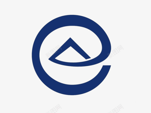 炫彩科技风互联网E标志logo图标图标
