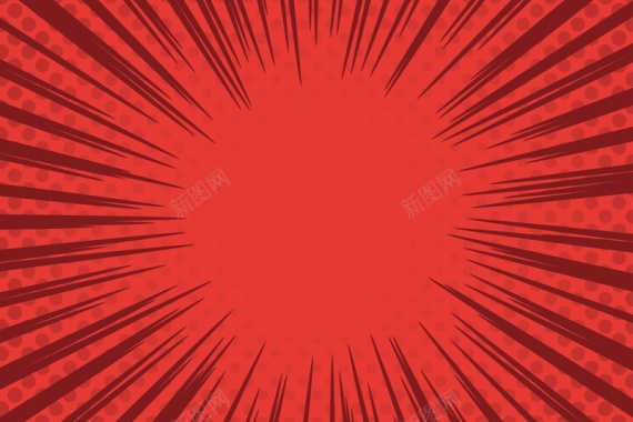 放射性光束红色矢量背景背景