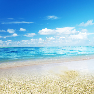 海边夏季海报背景背景
